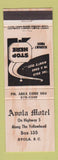 Matchbook Cover - Avola Motel Avola BC