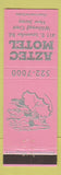 Matchbook Cover - Aztec Motel Wildwood Crest NJ PINK