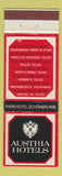 Matchbook Cover - Austria Hotels
