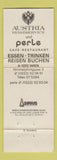 Matchbook Cover - Austria Hotels