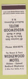 Matchbook Cover - Wedgewood Motel Bedford Highway NS Halifax