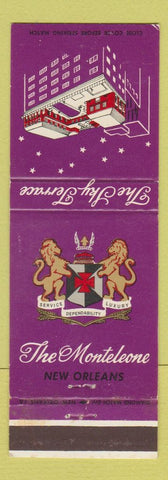 Matchbook Cover - Monteleone Hotel New Orleans LA