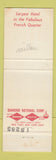 Matchbook Cover - Monteleone Hotel New Orleans LA