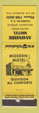 Matchbook Cover - Avonside Motel Falmouth NS WEAR
