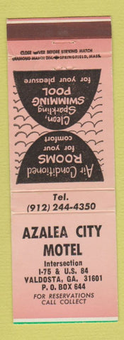 Matchbook Cover - Azalea City Motel Valdosta GA