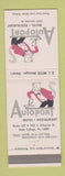 Matchbook Cover - Autoport Motel Restaurant State College PA