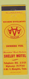 Matchbook Cover - Shelby Motel Memphis TN