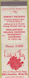 Matchbook Cover - Edith Fritz Sea Food Miami FL