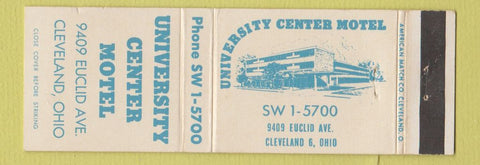 Matchbook Cover - University Center Motel Cleveland OH