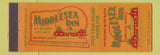 Matchbook Cover - Middlesex Inn Carlisle PA