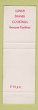 Matchbook Cover - Belden Gardens San Francisco CA