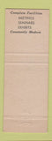Matchbook Cover - Angebilt Hotel Orlando FL