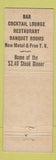 Matchbook Cover - Sonora Inn and Motel CA WEAR