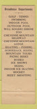 Matchbook Cover - Broadmoor Hotel Colorado Springs