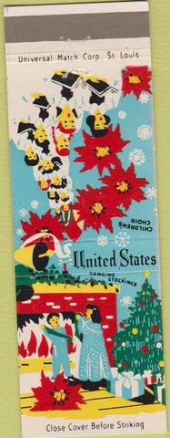 Matchbook Cover - Elks Lodge Christmas Stamford CT