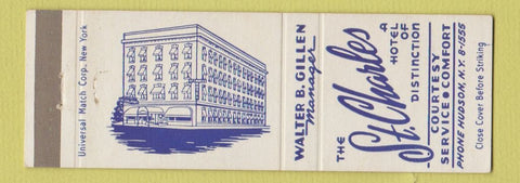 Matchbook Cover - ST Charles Hotel New York City?