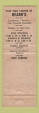 Matchbook Cover - Hearn's Restaurant Wilmington DE WEAR