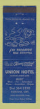 Matchbook Cover - Union Hotel Hanover ON