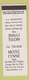 Matchbook Cover - Hotel Lynne Edmunston NB