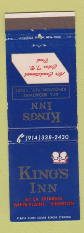Matchbook Cover - King's Inn White Plains Kingston NY