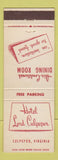 Matchbook Cover - Hotel Lord Culpeper VA