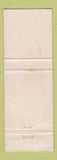 Matchbook Cover - McBride Travellers Inn McBride BC WORN