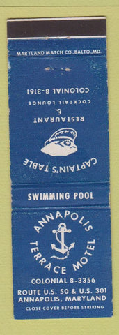 Matchbook Cover - Annapolis Terrace Motel MD