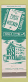 Matchbook Cover - Mansion House Pottstown PA