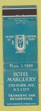 Matchbook Cover - Hotel Marguery New York City WORN