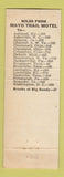 Matchbook Cover - Mayo Trail Motel Restaurant Pikeville KY WEAR
