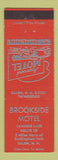 Matchbook Cover - Brookside Motel Salem NH ORANGE