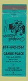 Matchbook Cover - Canoe Place Inn Motel Port Allegany PA WEAR TEAL