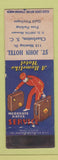 Matchbook Cover - St John Hotel Sharleston SC bellhop WEAR