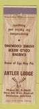 Matchbook Cover - Antler Lodge Descanso Junction CA