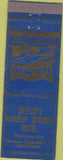 Matchbook Cover - Sittler's Moselm Springs Hotel Reading Alleton PA