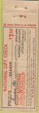 Matchbook Cover - Sittler's Moselm Springs Hotel Reading Alleton PA