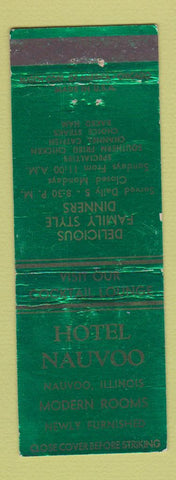 Matchbook Cover - Hotel Nauvoo IL WEAR