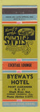 Matchbook Cover - Byeways Hotel Clark River ON WEAR