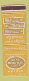 Matchbook Cover - Manx Beverly Plaza Cecil Hotels San Francisco CA WEAR
