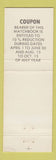 Matchbook Cover - Snow's Seaside Motor Inn Cottages Old Orchard Beach ME