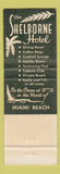 Matchbook Cover - Shelborne Hotel Miami Beach FL WEAR