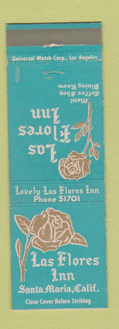 Matchbook Cover - Las Flores Inn Santa Maria CA