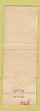Matchbook Cover - Twin Motel Quensel BC WEAR