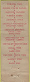 Matchbook Cover - Pitt's Cocktails Hollywood CA CREASES