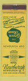 Matchbook Cover - Hotel Newburgh NY