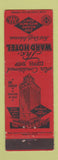 Matchbook Cover - The Ward Hotel Fort Smith AR
