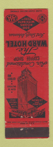 Matchbook Cover - The Ward Hotel Fort Smith AR
