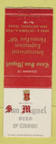 Matchbook Cover - San Miguel Beer 1968 World's Fair San Antonio TX BOBTAIL