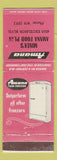 Matchbook Cover - Minea's Amana Food Plan Freezers