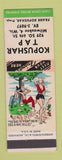 Matchbook Cover - Kopushar Tap Milwaukee WI hillbilly